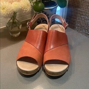 Dansko Madalyn Heeled Women's Slingback Sandals - size 41 or 10.5-11
